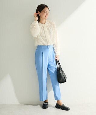 Green Parks Ｏ．フサフサ２ｗａｙボウタイブラウス Off White