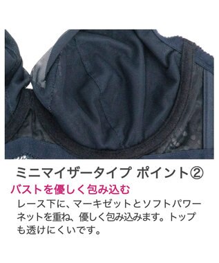 BRADELIS New York 【BRADELIS New York】　レーシィミニマイザーブラ24S1 ネイビー