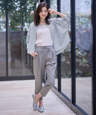 ANY スクエアタンクトップ グレージュ