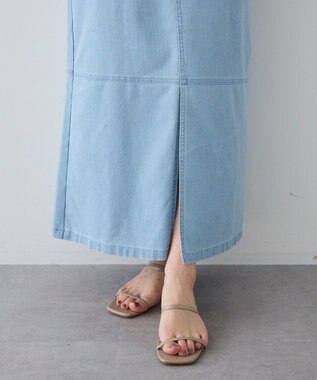 CRAFT STANDARD BOUTIQUE アシンメトリーデニムスカート Light Indigo