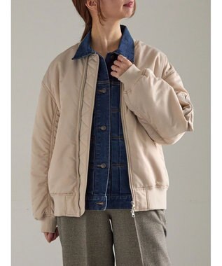 Te chichi MA-1ブルゾン ライトベージュ