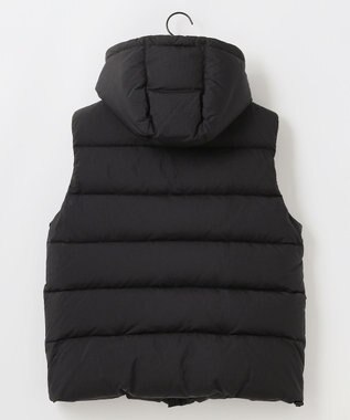 JOSEPH ABBOUD MOUNTAIN 【サステナブル/軽量/8ポケット/JAPANファブリック】ライトナイロンワッシャー アウトドアダウンベスト ブラック系