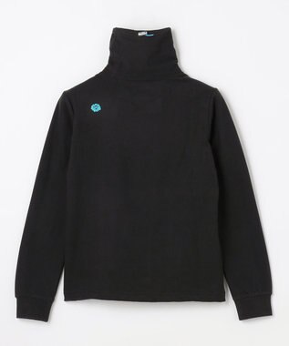 PW CIRCULUS 【起毛素材であたたか】【WOMEN】スピンドル付 両面起毛タートルネック ゴルフウェア レディース ブラック系