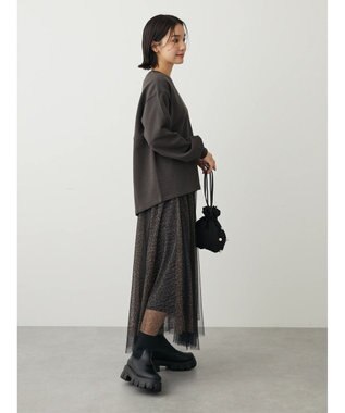 Green Parks ・ＳＵＧＡＲ　ＳＰＯＯＮ　バックスリットウラケスウェット Charcoal Gray