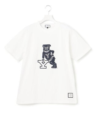 J.PRESS YORK STREET 【UNISEX】YALE × J.PRESS YORK STREET コラボTシャツ ホワイト系
