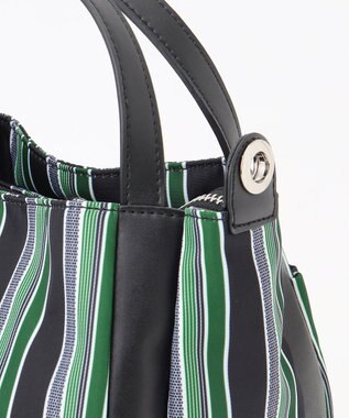 Y'SACCS マルチストライプ すっきりトート Sサイズ グリーン