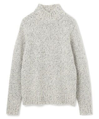 JOSEPH HOMME マルチノット　ハイネックニット アイボリー系