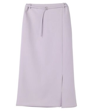 Green Parks 〈選べるきれシル〉Ｉラインロング丈スカート Lavender