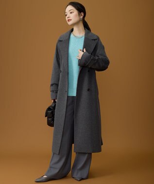 自由区 L 【カタログ掲載】カラーメランジ ニット ターコイズ