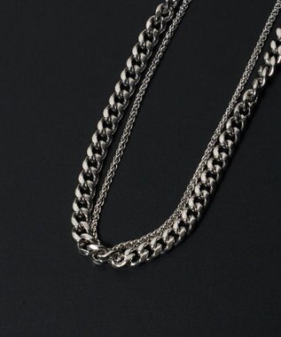 WEGO M2連チェーンネックレス 柄1