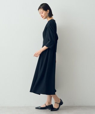 YECCA VECCA タックデザインドレス Ivory