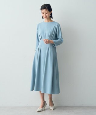 YECCA VECCA タックデザインドレス Ivory