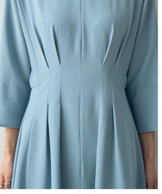 YECCA VECCA タックデザインドレス Ivory