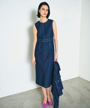GRACE CONTINENTAL セットデニムワンピース インディゴ