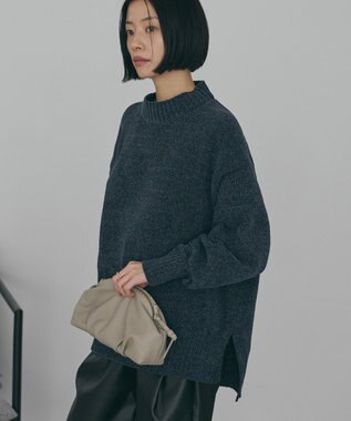 AMERICAN HOLIC ベロアモールニットプルオーバー