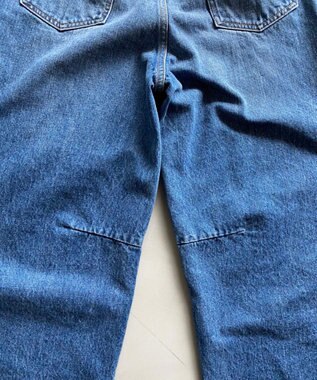 woadblue 再入荷＜坪田あさみさんコラボ＞コットン100％ ブレットデニムパンツ BLUE