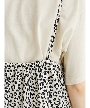 Green Parks ・ＥＬＥＮＣＡＲＥ　ＤＵＥ　レオパードキャミワンピ Beige