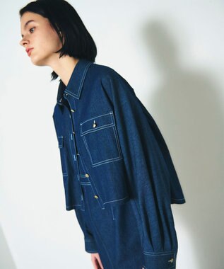 GRACE CONTINENTAL セットデニムワンピース インディゴ