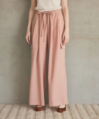 GRACE CONTINENTAL ワイドイージーカーゴパンツ ピンク