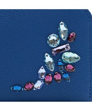 A.D.M.J. 【牛革】モーツァルト クリスタルソーイング ラウンドウォレット EL