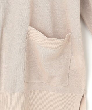 J.PRESS LADIES S 【洗える】Vis/Peスパーク ニット カーディガン ベージュ系