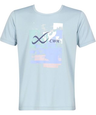 CW-X 【UNISEX】 アウター Tシャツ 半袖 DLR125 /ワコール サックス