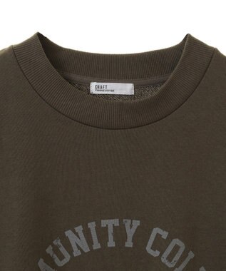 CRAFT STANDARD BOUTIQUE カレッジプリントプルオーバー Gray Mixture