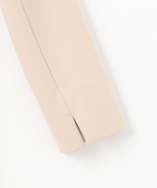 組曲 L 【WEB限定・KUMIKYOKU NAVY】ジャージーコンビ ギャザーチュール ワンピース ベージュ系