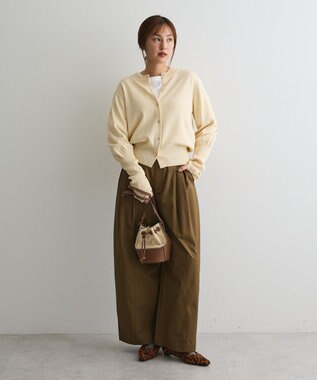 CRAFT STANDARD BOUTIQUE ワイドカーブチノパンツ Khaki