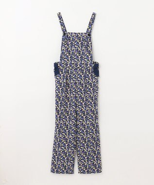 組曲 KIDS 【150-160㎝】Flower tea party サロペット ネイビー系5