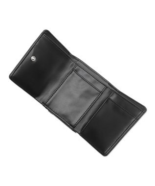 WEGO フラワーガマ口ウォレット ブラック