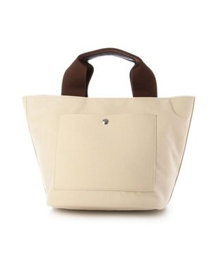 UNBILLION カシュカシュ cachecache / テープハンドルナイロントートバッグ ベージュ