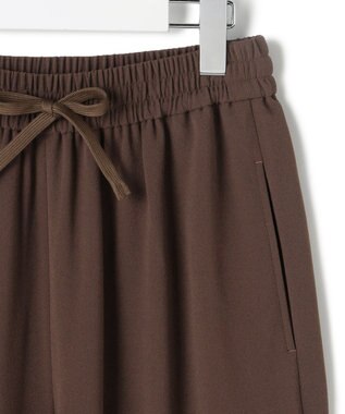 J.PRESS YORK STREET 【WOMEN】イージーワイド パンツ ブラウン系