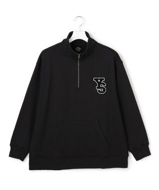 J.PRESS YORK STREET 【UNISEX】裏毛ロゴハーフジップ スウェット