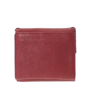 genten ウールシープソフト 二つ折り財布 ワイン