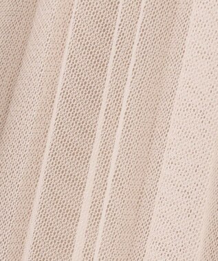 組曲 L 【WEB限定・KUMIKYOKU NAVY】ジャージーコンビ ギャザーチュール ワンピース ベージュ系