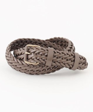 23区 メッシュ ベルト ブラウン系