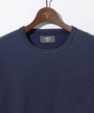 JOSEPH ABBOUD MOUNTAIN 【テーム・ヤルヴィモチーフ】ビオグレース天竺  Ｔシャツ ネイビー系