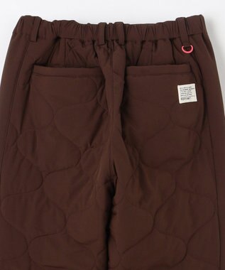 PW CIRCULUS 【撥水加工 / ストレッチ】【MEN】キルティング中綿パンツ ゴルフ ダークブラウン系