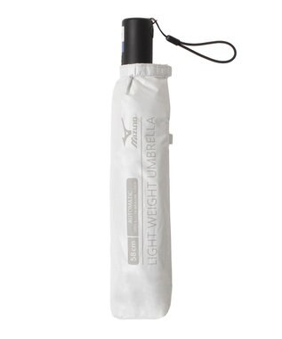 MOONBAT 【WEB限定】MIZUNO  (ミズノ) 無地 ロゴ 日傘 折りたたみ傘 自動開閉 1プッシュ パラソル 晴雨兼用  軽量 一級遮光 遮熱効果 遮光率100% UV遮蔽100%