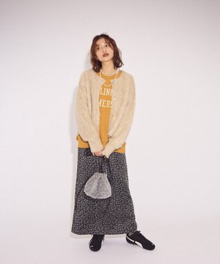 Green Parks オーバーサイズロゴ裏毛プルオーバー Charcoal Gray