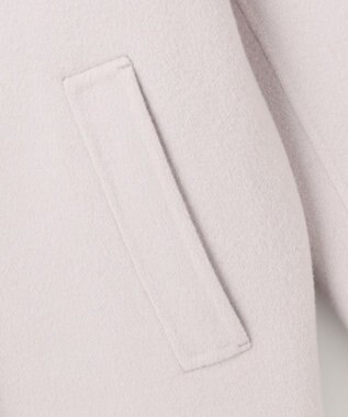 自由区 S ウールリバーダブルブレストコート ライトグレージュ