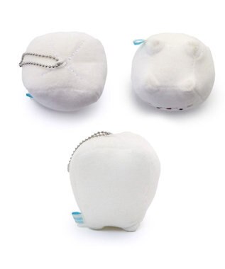 Mother garden しろたん 白いもの マスコットキーホルダー 《白い歯》 単品 白い歯キーホルダー