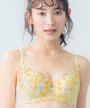 Wing ブラジャー Wing Lesiage サイドすっきり しっかりフィット 【2850シリーズ】 パッド有 ブラ PB2850 ウイング／ワコール クリーム