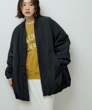 Green Parks オーバーサイズロゴ裏毛プルオーバー Mustard