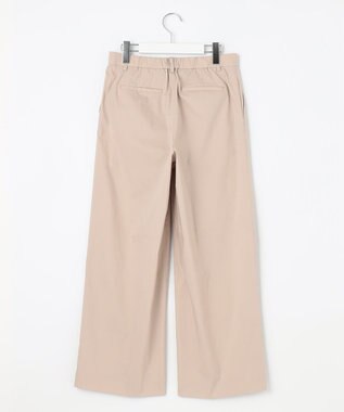 J.PRESS LADIES S 【洗える】ウェザーバイオエアフロー ワイド パンツ ベージュ系