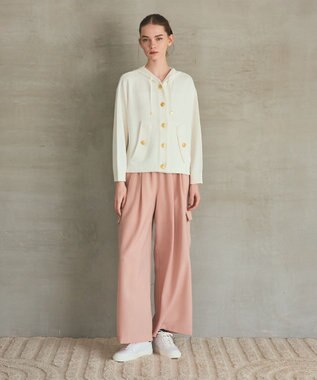 GRACE CONTINENTAL ワイドイージーカーゴパンツ ピンク