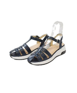 Pointer 日本製 本革グルカスポーツサンダル ダークネイビー