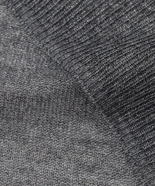 自由区 L 【洗える】ブライトシアー カーディガン チャコール