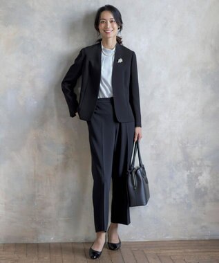 J.PRESS LADIES ビジューパール ブローチ ゴールド系